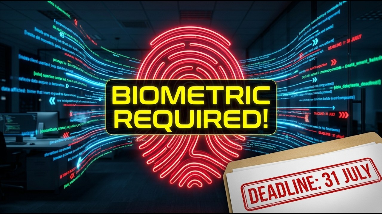 Sales Tax SRO 350 Implemented! Biometric Required Before July 31st! ⏳ | Tax Advisory | #fbrupdate