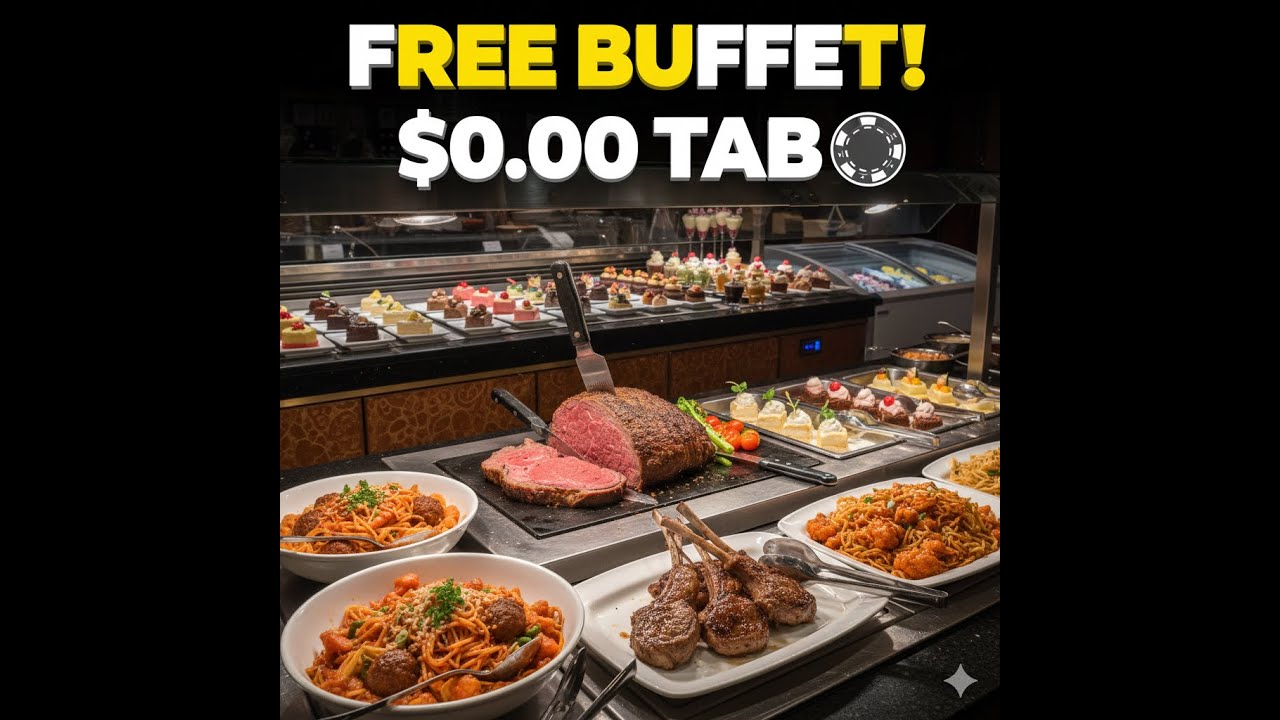 How to Eat FREE at Borgata Buffet Atlantic City! 