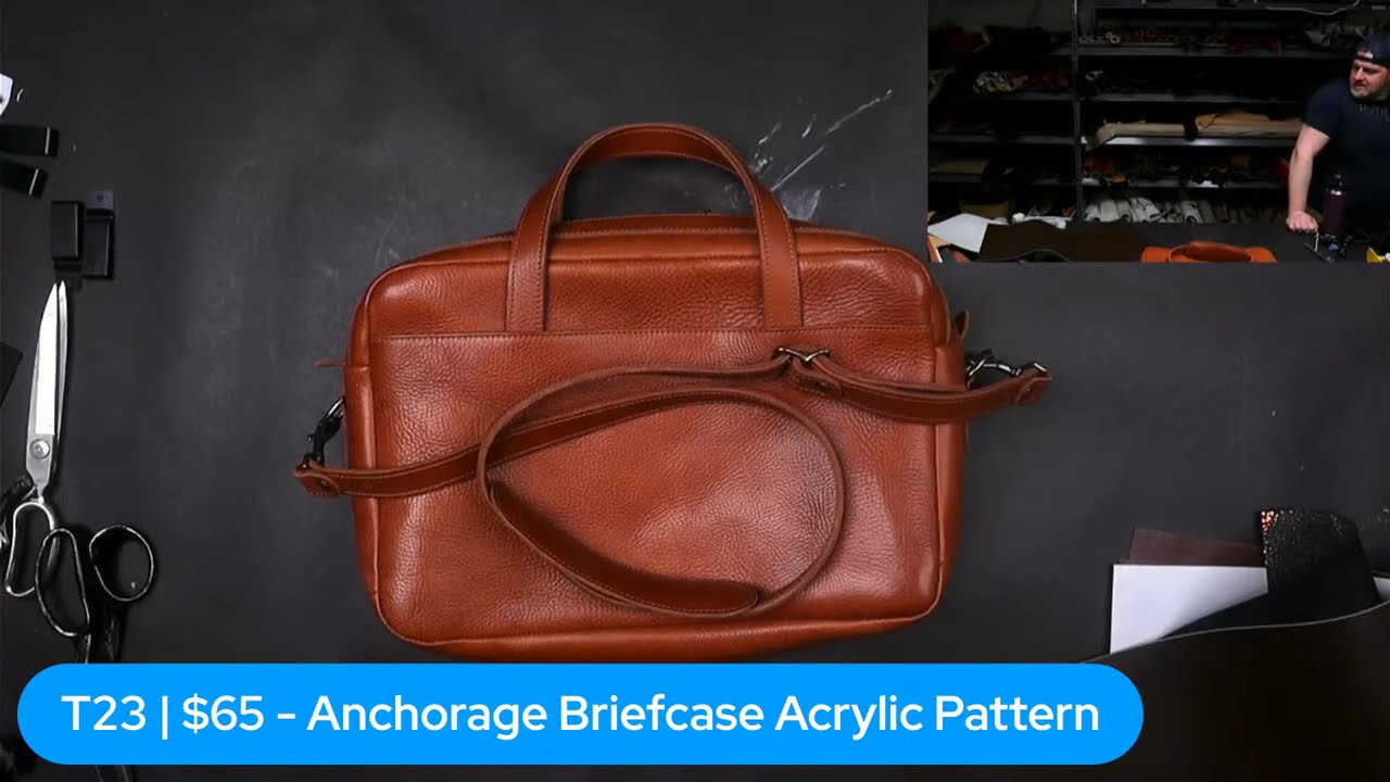 Выкройка DLS - акриловый узор для портфеля Anchorage