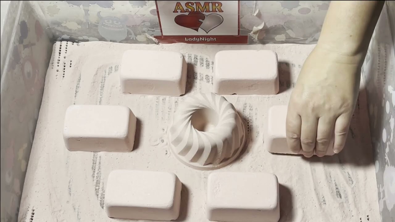 #ASMR 2 Satisfying Baking Soda Crunch Videos #942