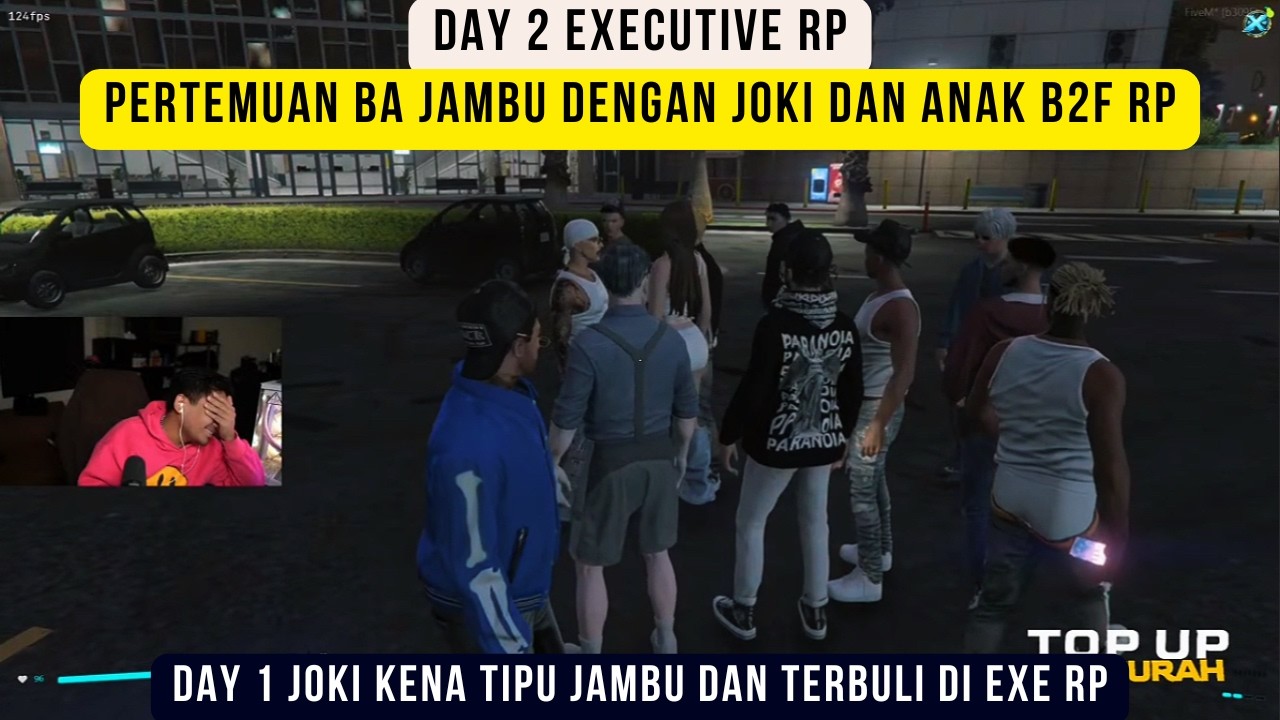 Day 2 Executive RP ! Pertemuan BA jambu dengan joki dan anak B2F RP ! Joki kena tipu jambu