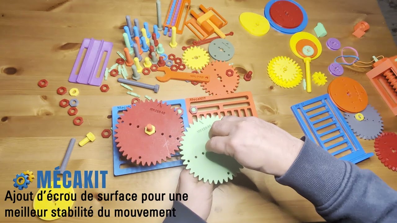 Activité avec deux engrenages identiques