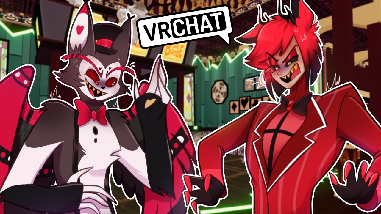 Alastor and Husk Body Swap In VRCHAT!!
