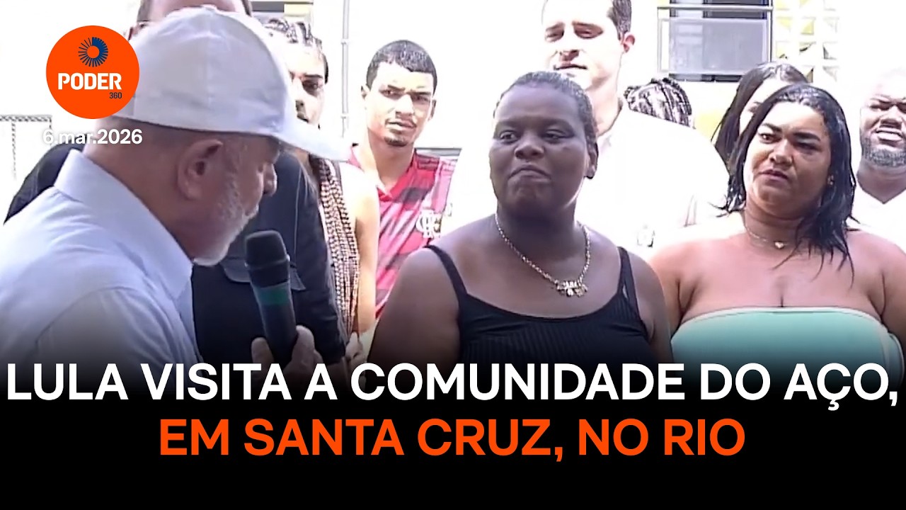 Lula visita a comunidade do Aço, em Santa Cruz, no Rio