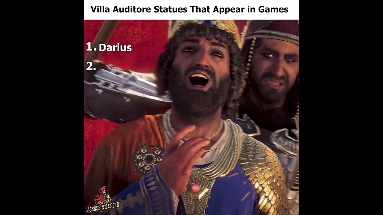 Villa Auditore Statues That Appear in Games #assassinscreedii #assassinscreed  #gaming