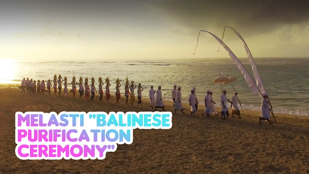 MELASTI : BALINESE PURIFICATION CEREMONY  #BaliGoLiveCulture
