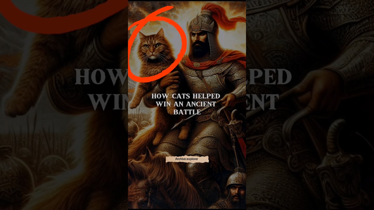 When CAT helped win a battle / Battle of Pelusium #short  #catlover #history #egypt #persian #usa