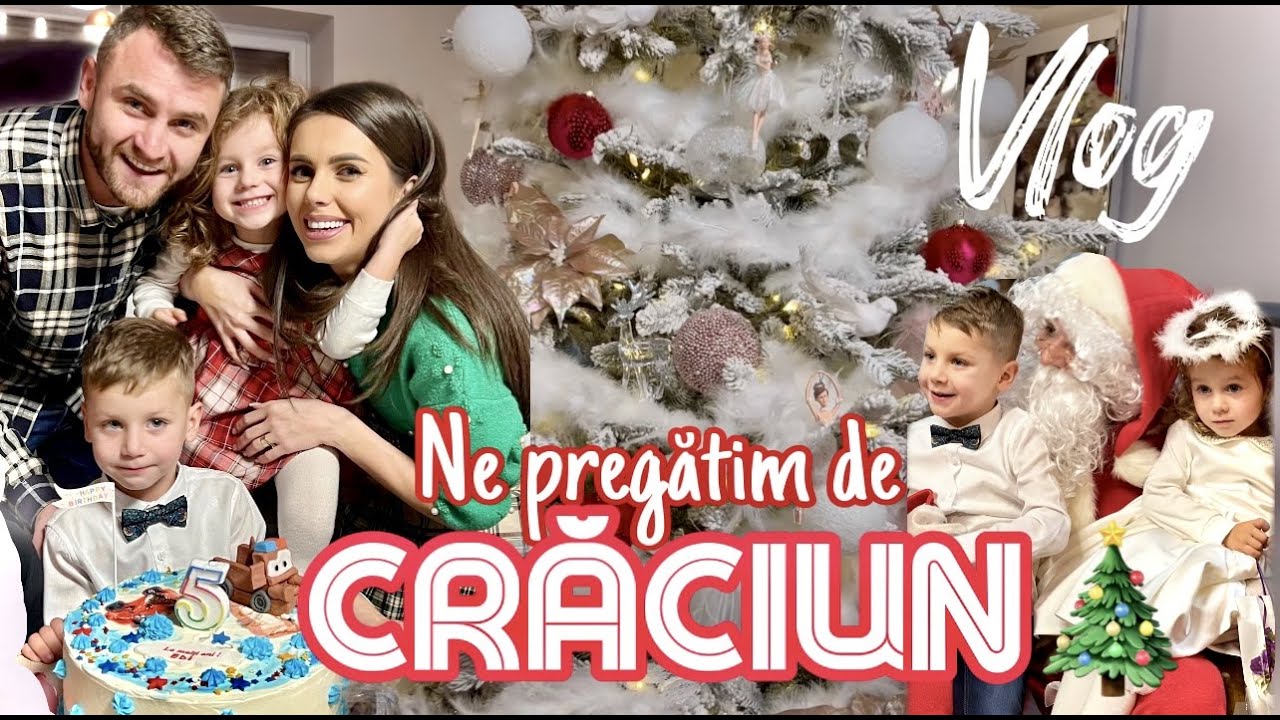 Ne pregătim de Crăciun‼️🥰 Facem🎄mergem la serbarea copiilor și îl sărbătorim pe Edi, 5 ani🎂🎉🎁