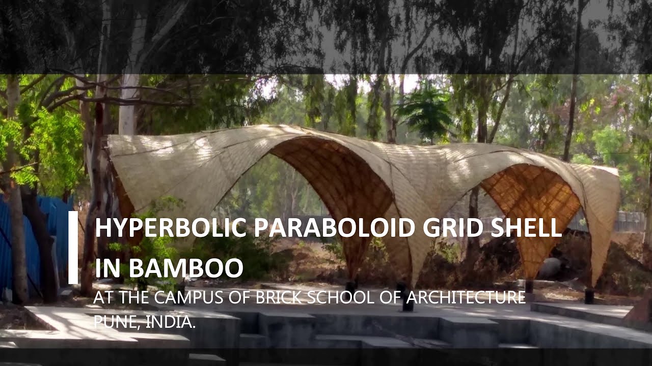Hyperbolic Paraboloid GridShell in Bamboo