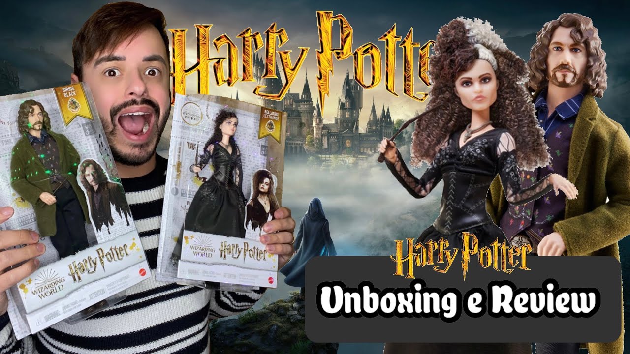 Bellatrix Lestrange e Sirius Black Dolls By Mattel - Unboxing e Review PT BR
