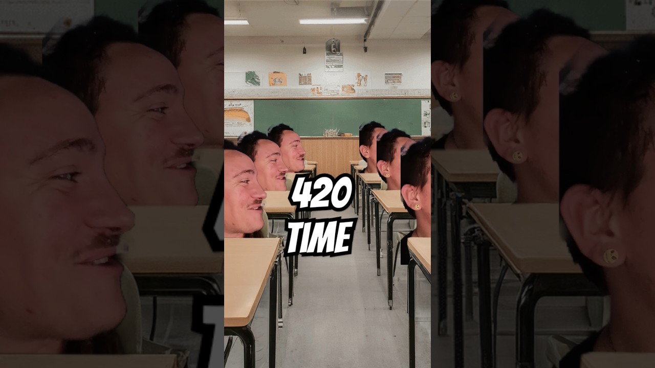 420 Time Class 🎒 🍁 ⌚ #humor #420 #filtro #yoidi #oss #class