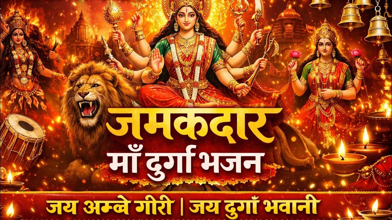 नवरात्रि स्पेशल | जय अम्बे गौरी जय दुर्गा भवानी | जमकदार माँ दुर्गा भजन | Navratri Bhajan