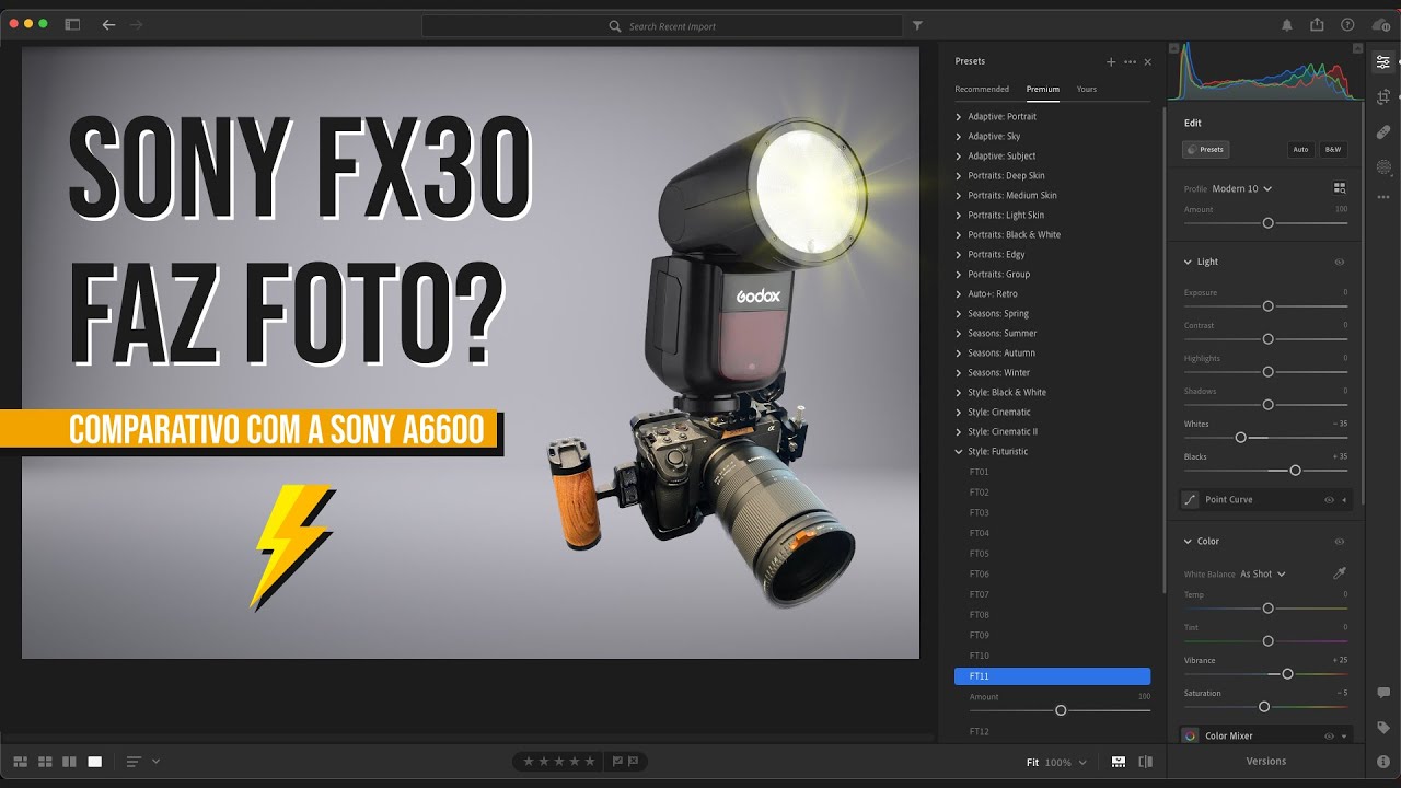 Sony FX30 - FAZ FOTO? (PT-BR)