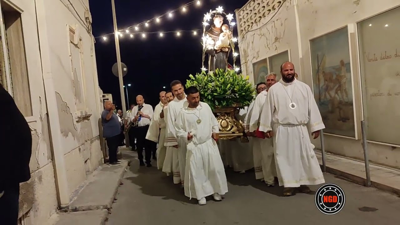 Marcia Mosè Banda di Bitonto Traetta 13/6/24 Bari Rientro Processione di Sant'Antonio