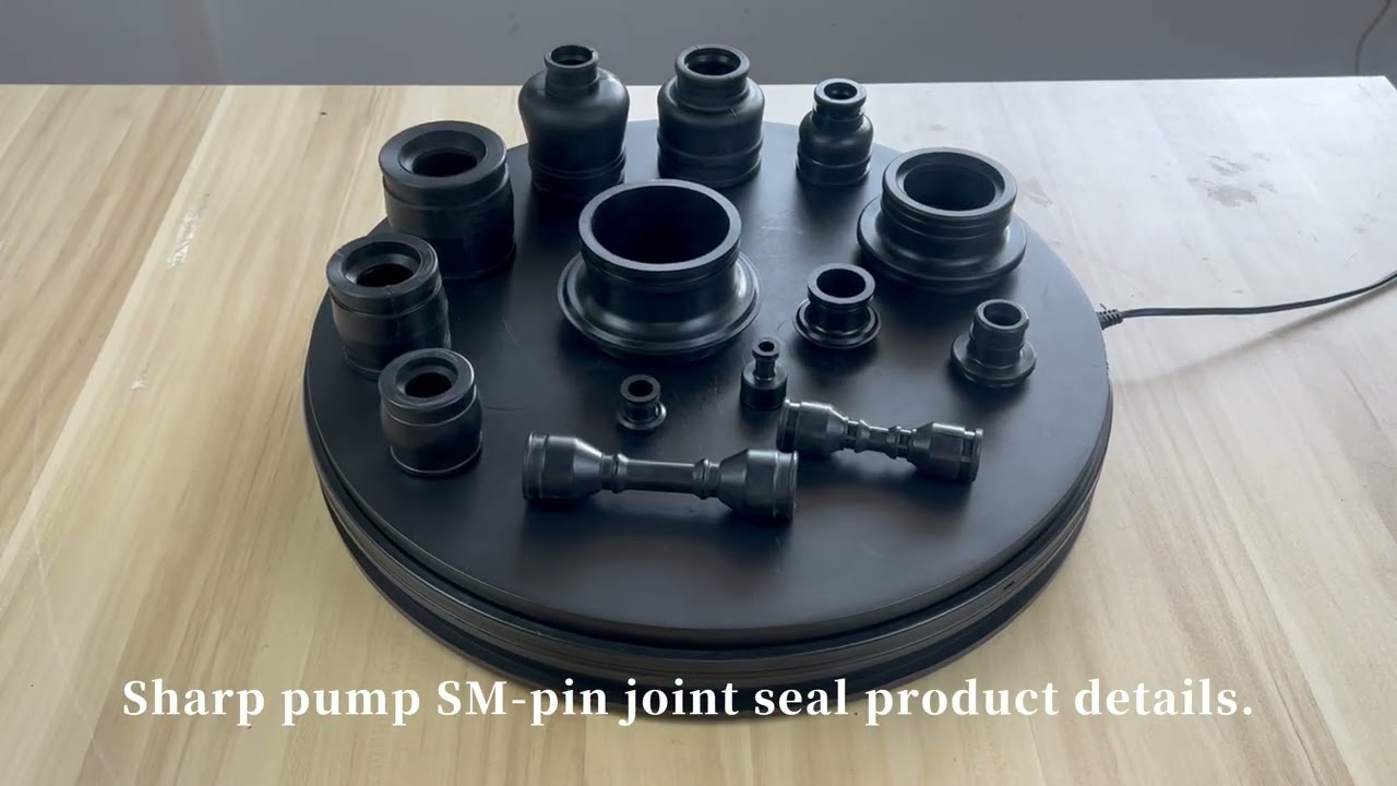 Display of various categories of  sm-pin joint seal.