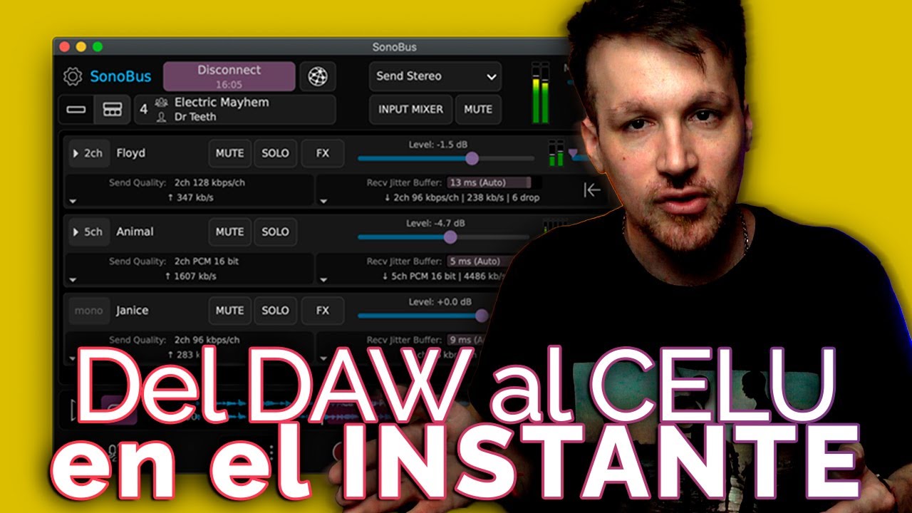 Tus mezclas en el celular EN TIEMPO REAL con SONOBUS (PLUG IN GRATIS!) 🤩
