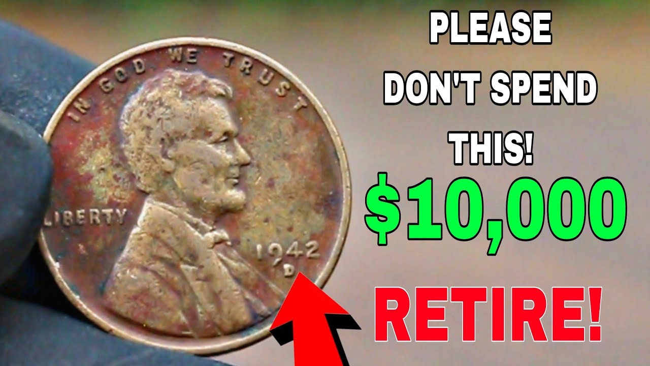 How Much is a 1942 -D Lincoln wheat penny worth today? Valuable penny could make you A millionaire!