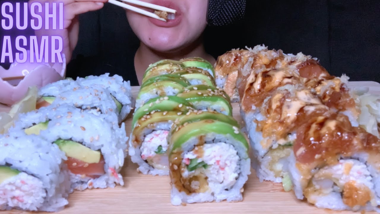 ASMR | Sushi 🍣 | Eating sounds | Mukbang 먹방