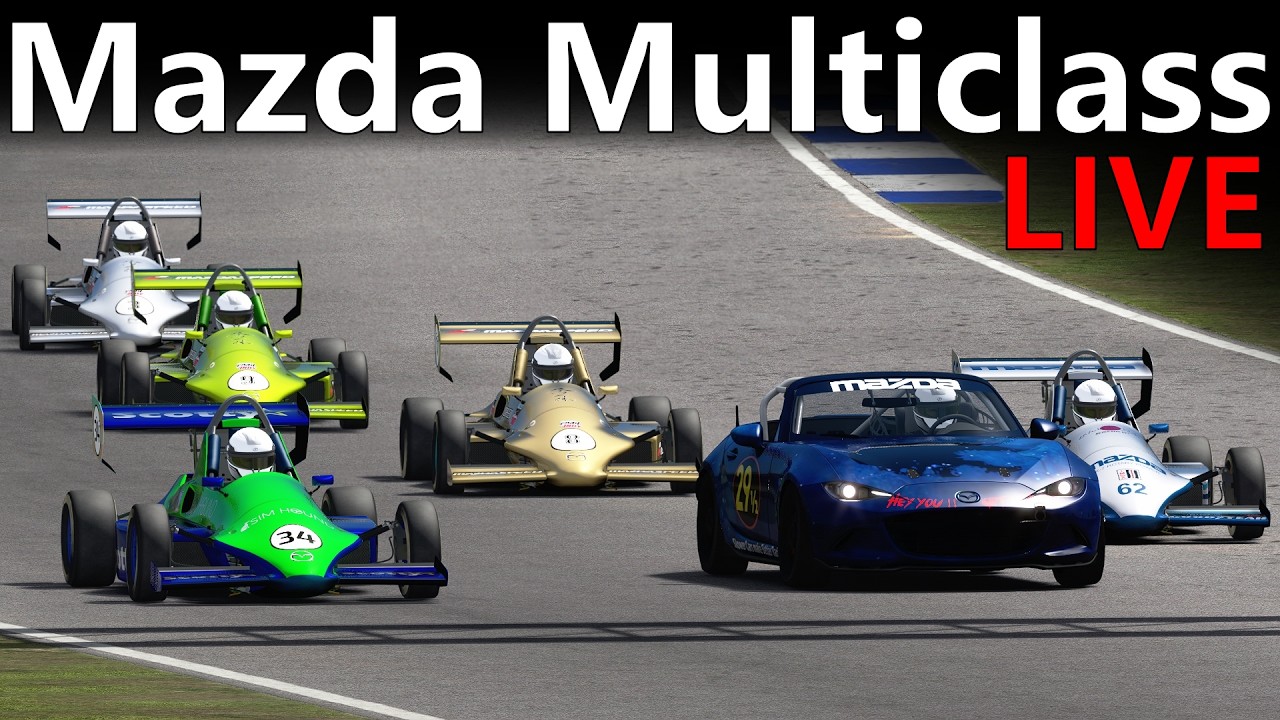 Formula Mazda's Vs MX5s! | Assetto Corsa Mazda Multiclass Series