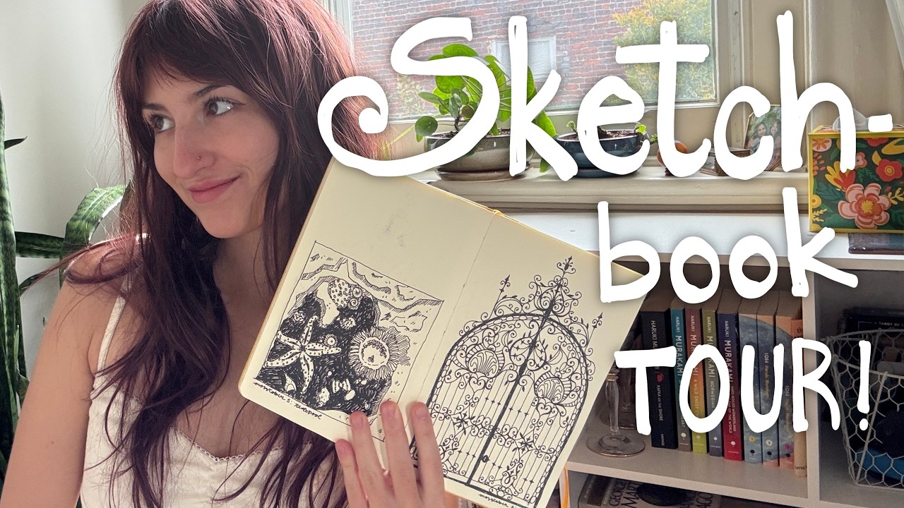 my third sketchbook of the year!