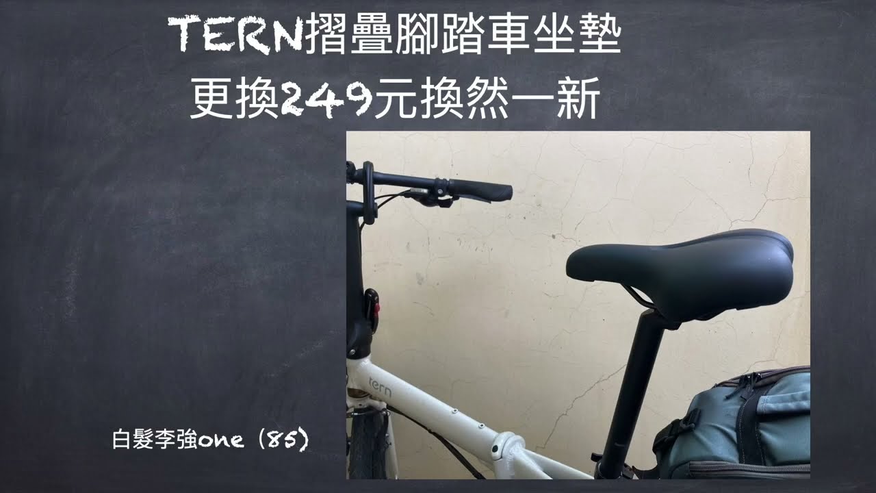 tern摺疊腳踏車坐墊diy -白髮李強(85 )  HD 1080p