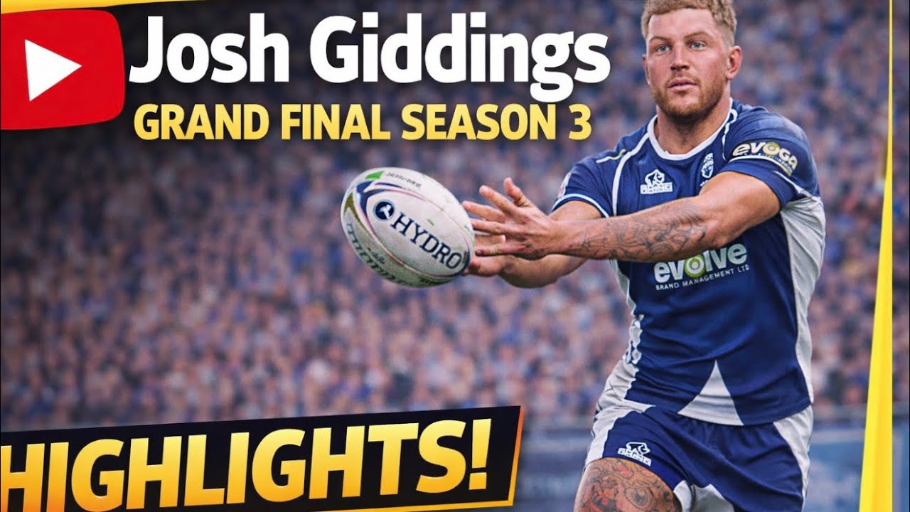 Josh Giddings Season 3 Grand Final
