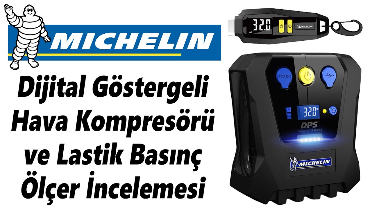 Michelin MC12266 Dijital Basınç Göstergeli Hava Pompası ve MC12291 Lastik Basınç Ölçer İncelemesi