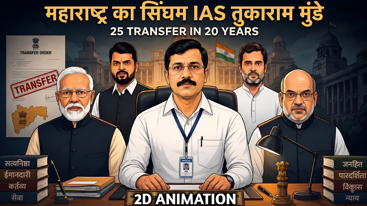 Tukaram Munde से क्यों डर गया सिस्टम | ₹250 करोड़ ने मचाया हड़कंप | 2D Animation 