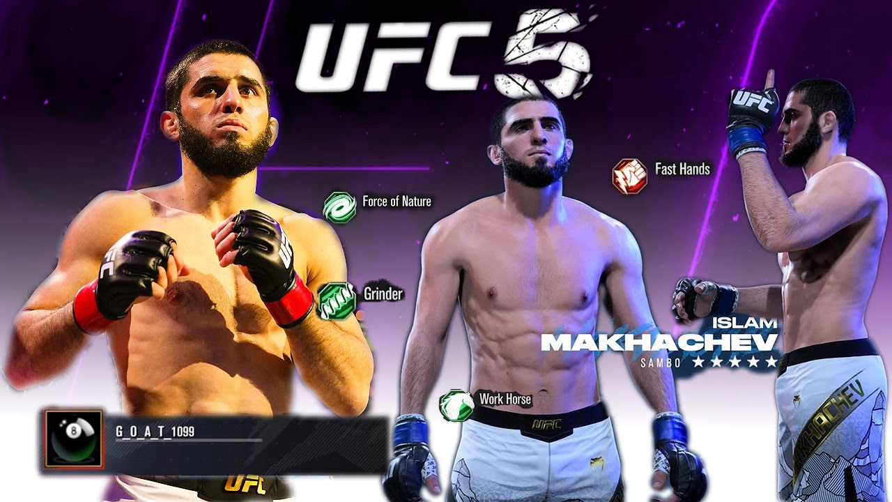Islam Makhachev Uses Special Pressure To Finish The Best Players of UFC 5