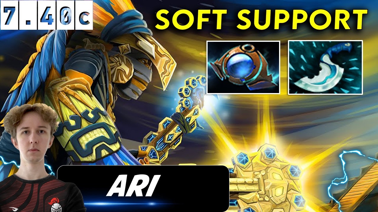 Ari Shadow Shaman Soft Support - Dota 2 Patch 7.40c Pro Player Full Gameplay