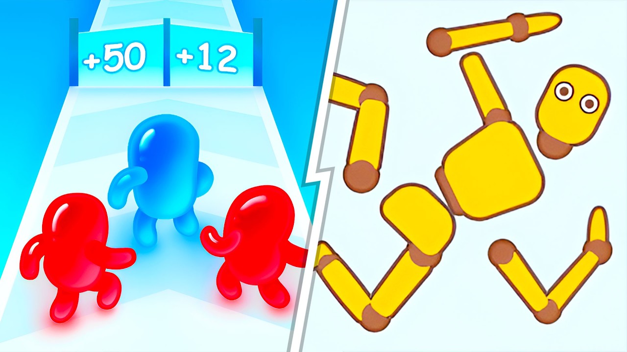 Join Blob Clash 3D VS Kick & Break -  Full Levels Speedrun Gameplay (Android & iOS) Ep 939