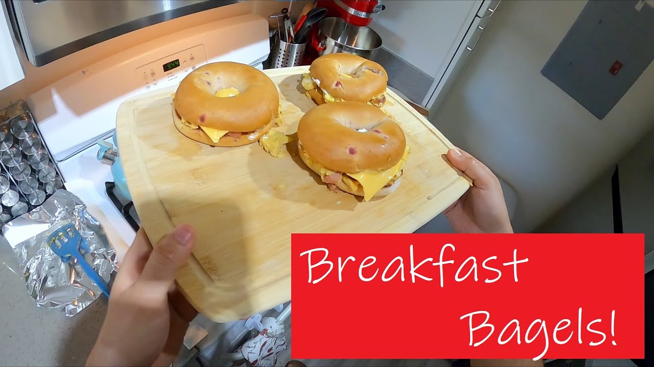 How to make Breakfast Bagels!