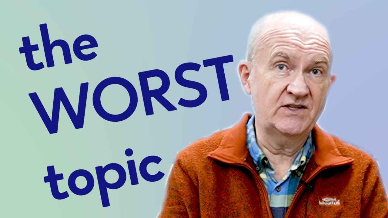 One subject we're bad at talking about