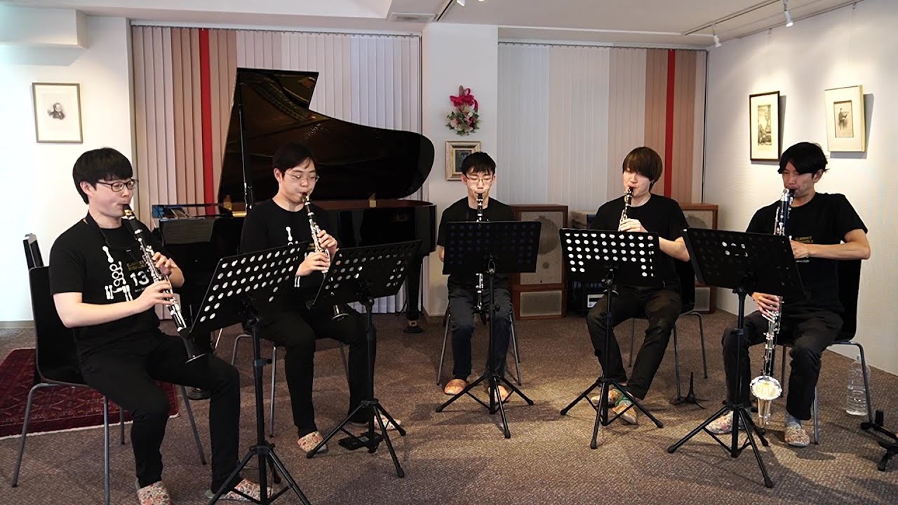 フォスター・ラプソディー/クラリネット5重奏【Clarinet Ensemble 137】