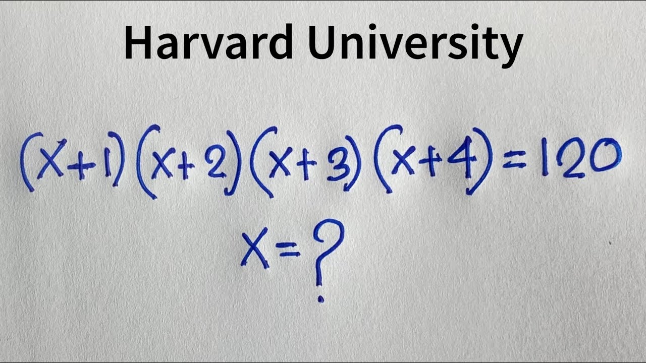 Harvard University admission interviews tricks | A nice math olympiad algebra problems |