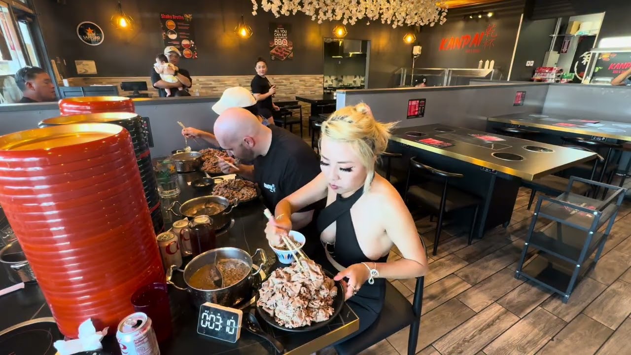 30 Plate Meat Challenge at Kanpai in San Diego, CA #rainaiscrazy 