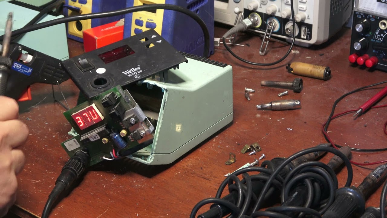 riparazione stazioni di saldatura weller controllo stagnatori e stagnatura componenti elettronici