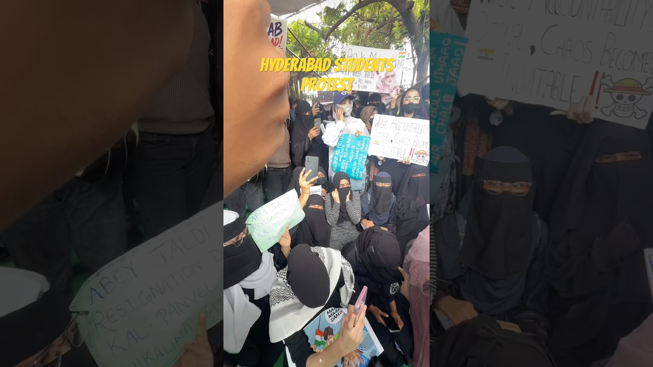 Hyderabad Students Protest 🇮🇳 Hyderabad Stands With Jantar Mantar Students |We The People Of India