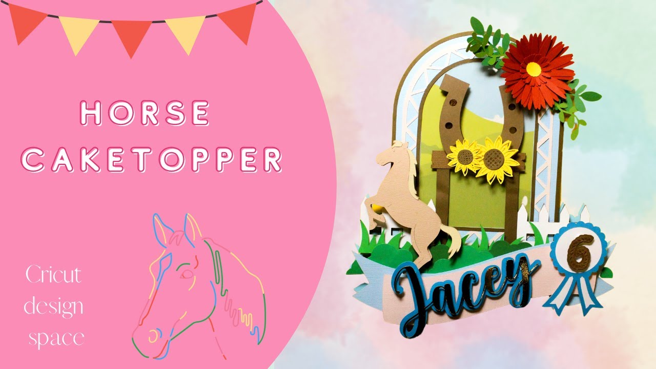 Horse Caketopper | on Cricut