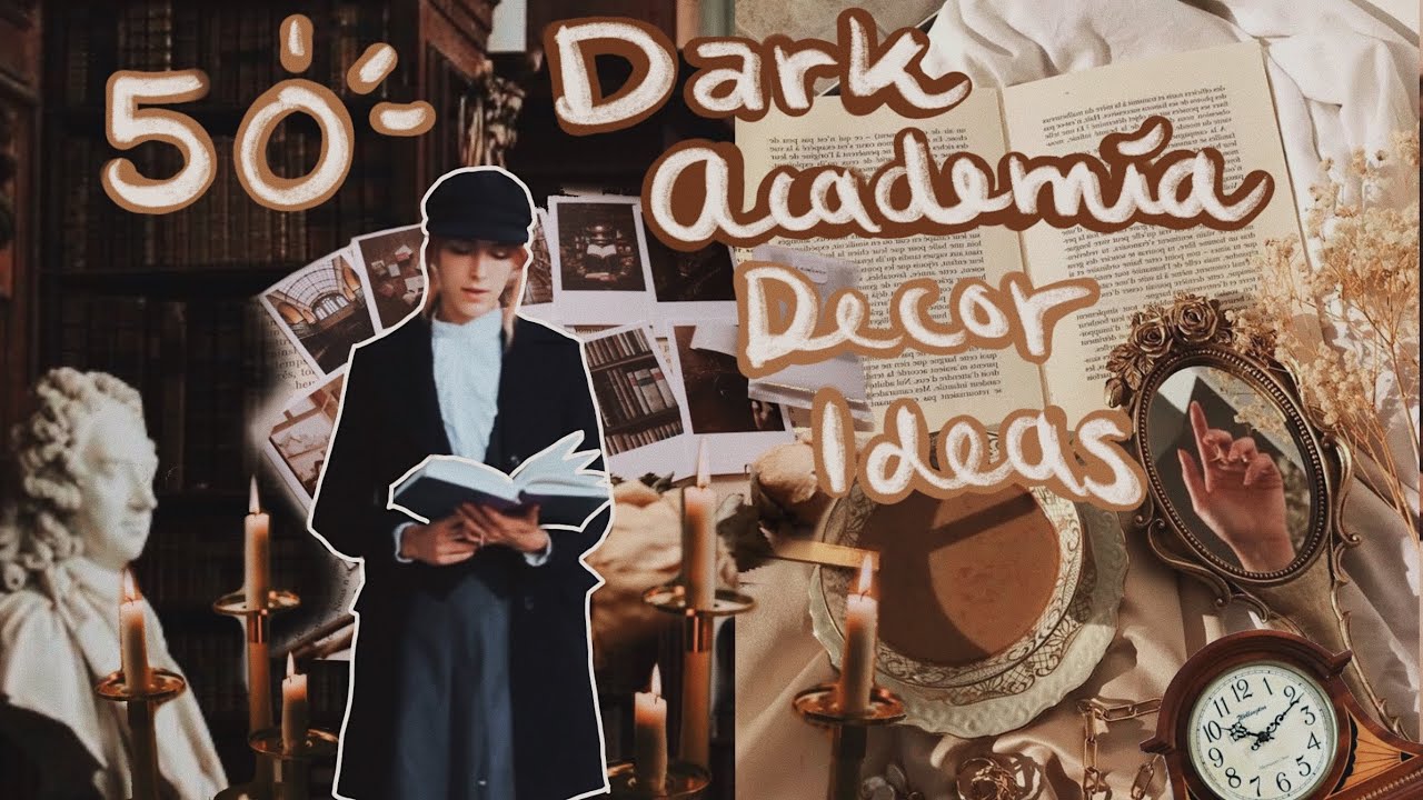 50 dark academia room decor ideas 🕯🕰📚