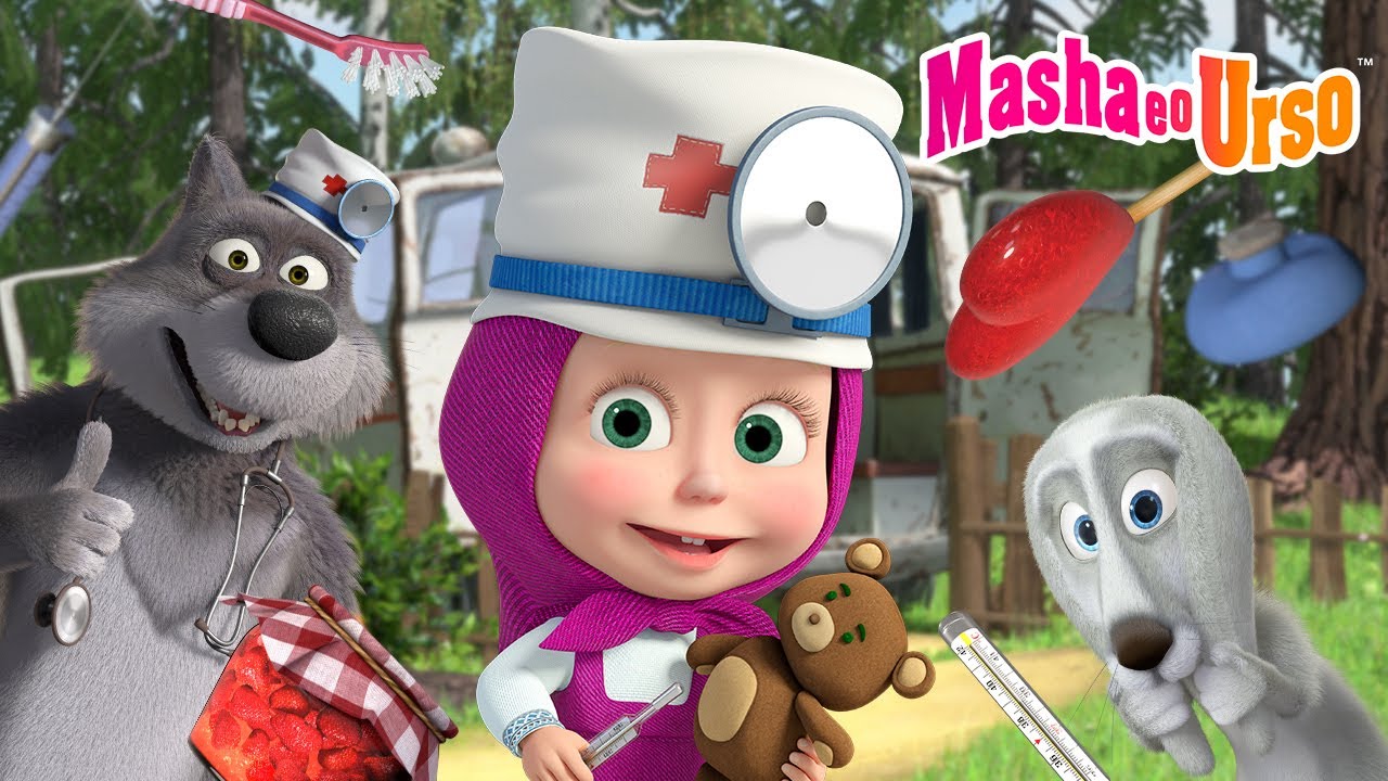 Masha e o Urso 👱‍♀️🐻 |👩‍⚕️ Saúde 💊 | Coleção de desenhos animados