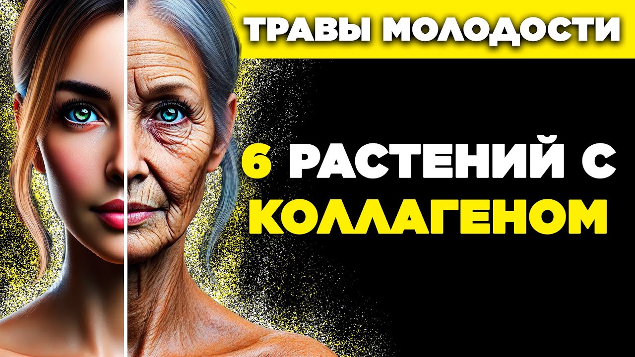 ✅ 6 РАСТЕНИЙ Молодости, которые дают КОЛЛАГЕН и ПОМОГАЮТ твоей КОЖЕ