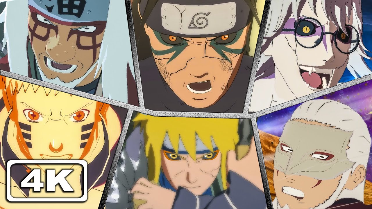 All Sage Mode Users Ultimate Jutsus & Awakenings! (4K 60fps) Naruto Storm 4 Next Generations
