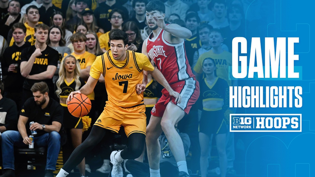 Ohio State at Iowa | HIGHLIGHTS | Big Ten Men's Basketball | 02/25/2026
