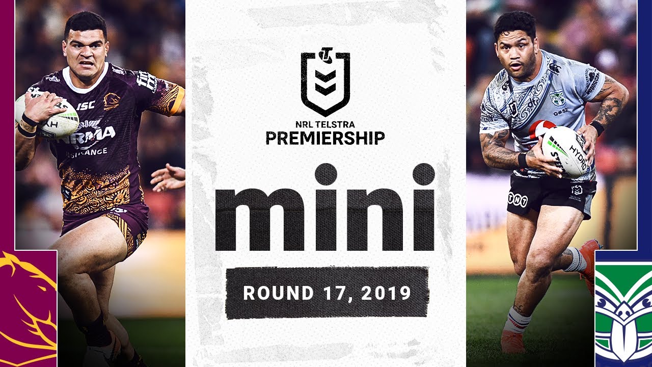Broncos and Warriors can't be separated at Suncorp | Match Mini | Round 17, 2019 | NRL