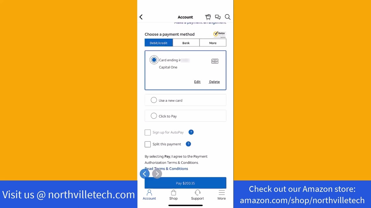 Pay Your Phone Bill on AT&T App