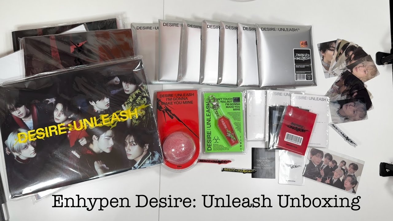 Unboxing: Enhypen Desire:Unleash [All Versions]