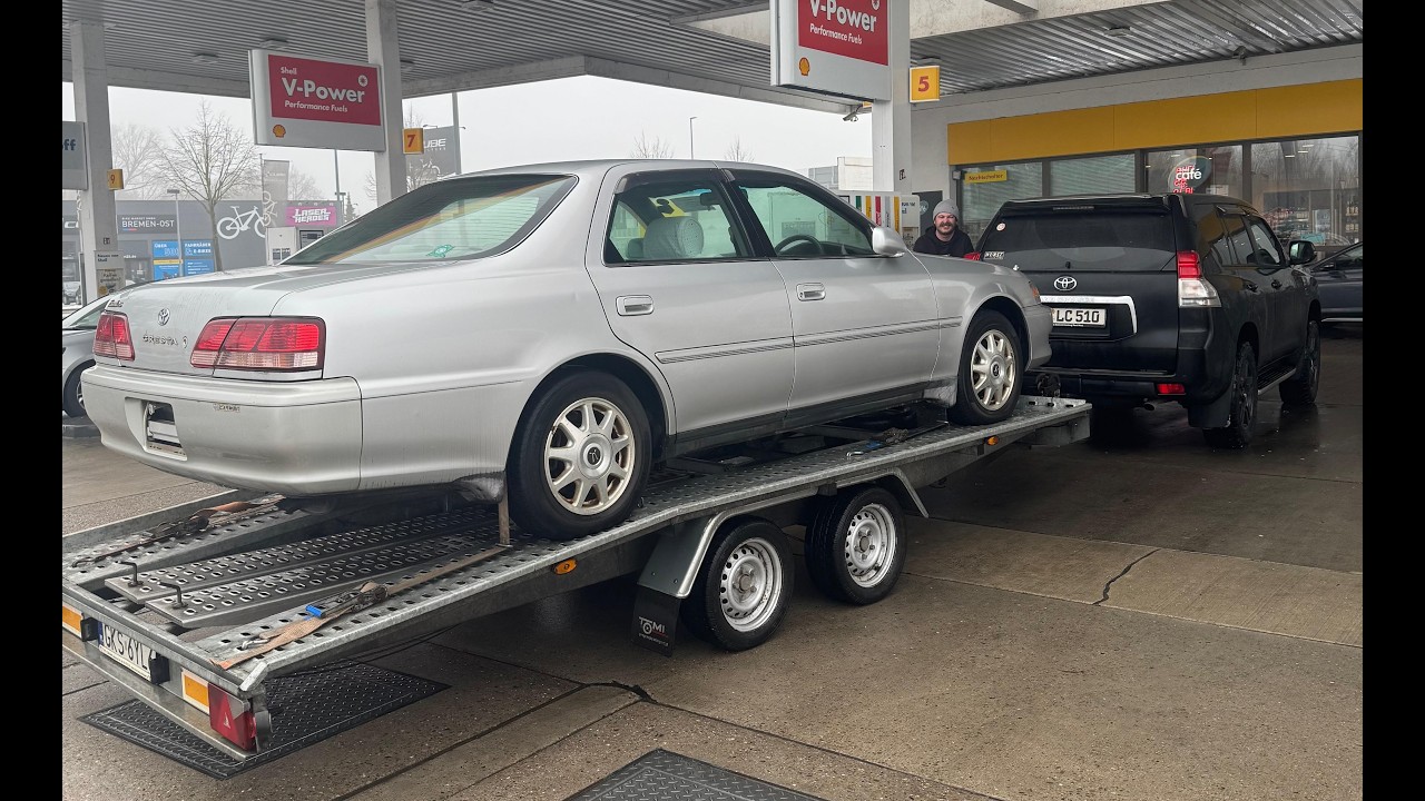 Toyota Cresta JZX100 - Hafen Fachgespräche und die Abholung