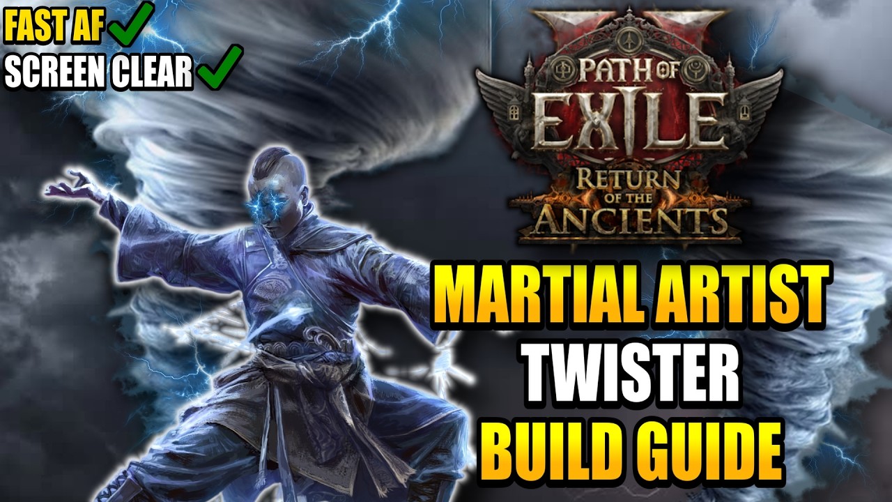 PoE 2 - Twister Martial Artist DELETES Everything! - Twister Build - Monk Build - Path of Exile 2