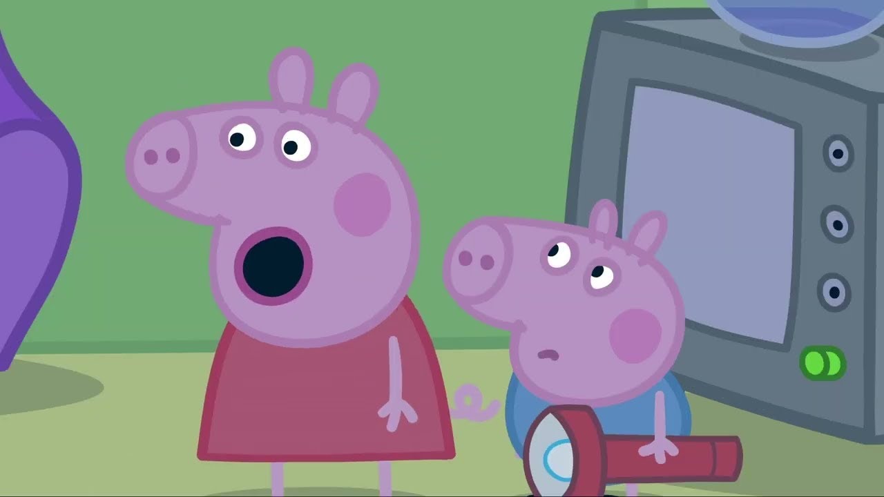 Power Cut Games! 👻 Peppa Pig at Halloween 🎃 Halloween Cartoons for Kids
